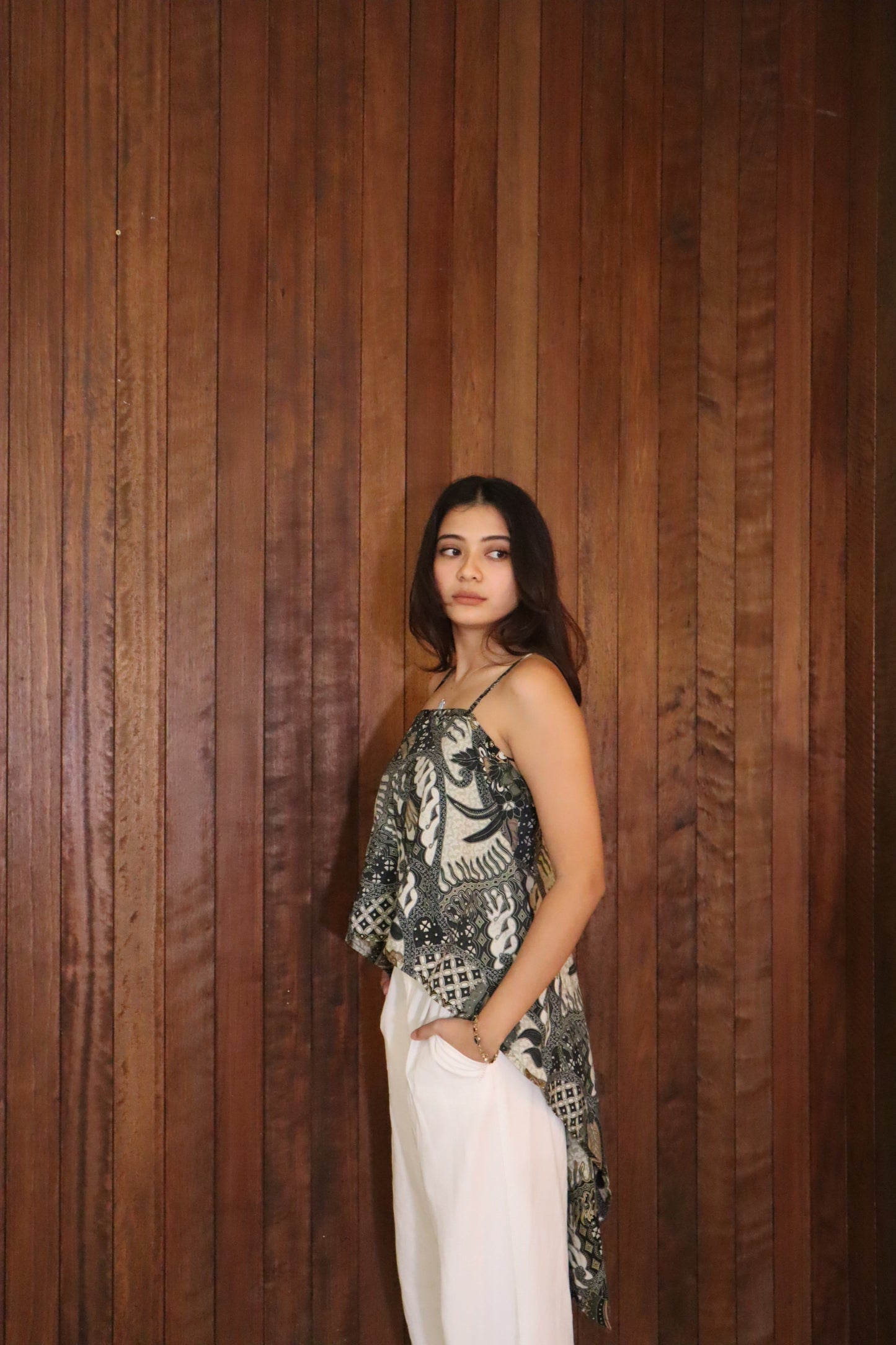 Teratai Top in Green