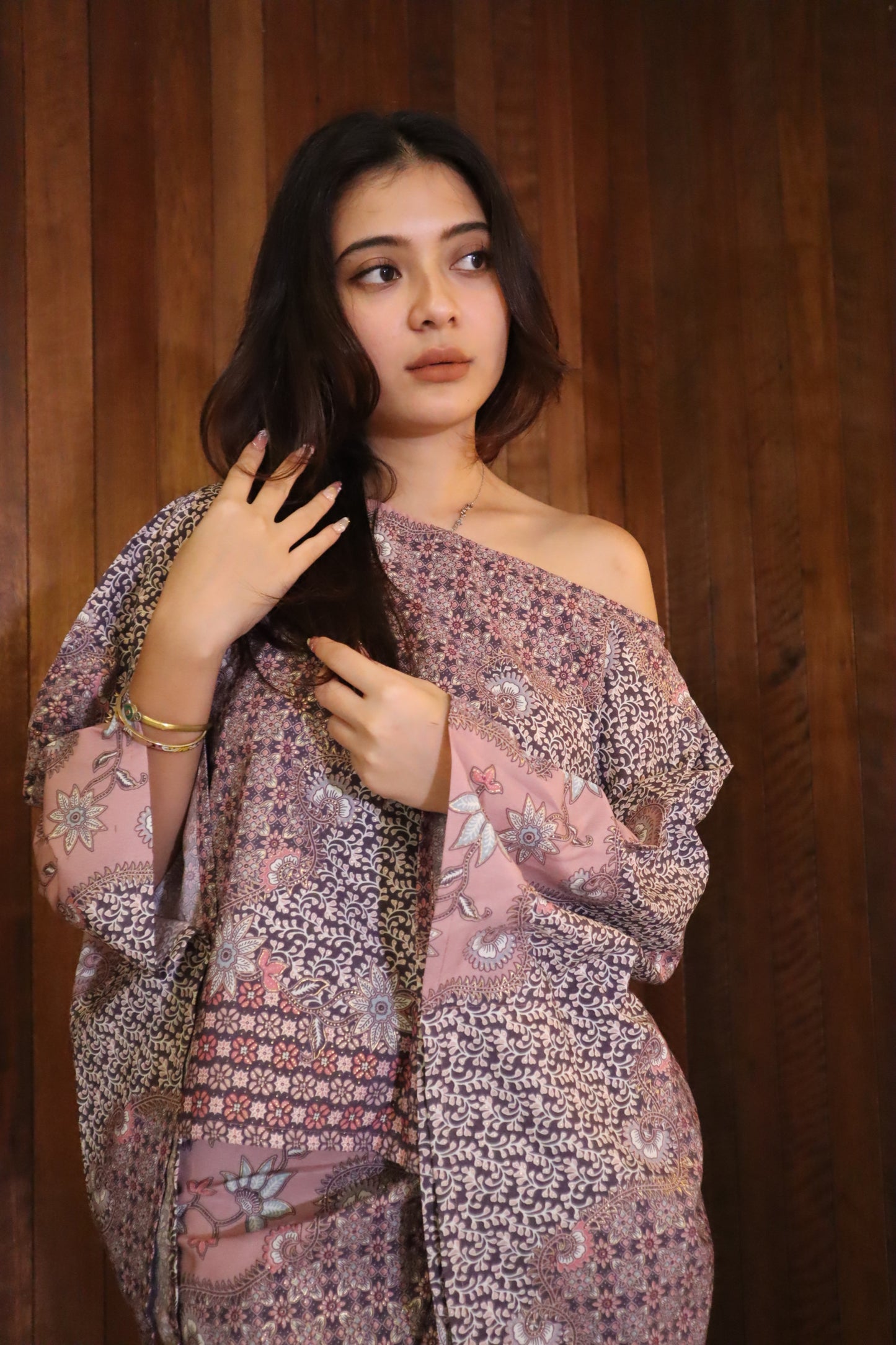 Seroja Sarong in Ballet Pink