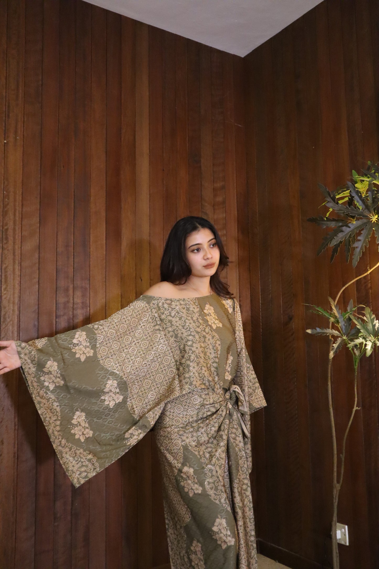 Seroja Sarong in Sage Green