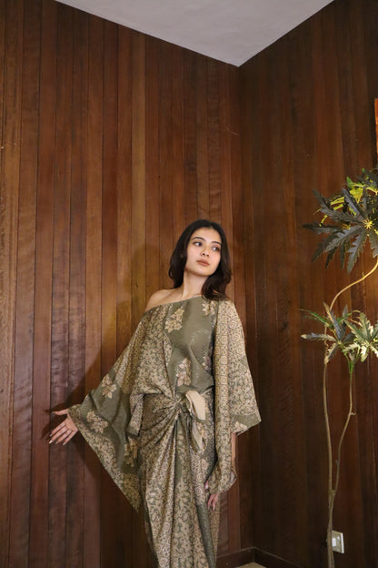 Seroja Sarong in Sage Green