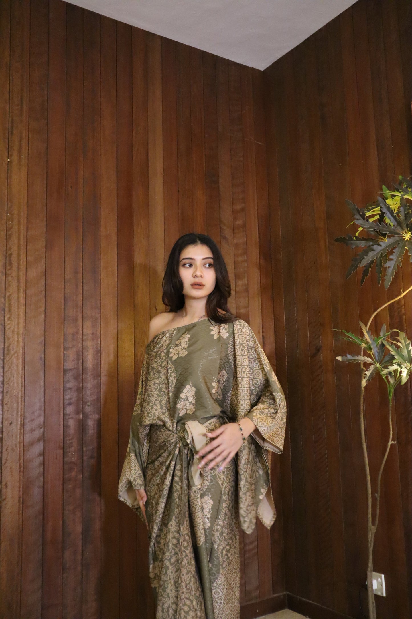 Seroja Sarong in Sage Green