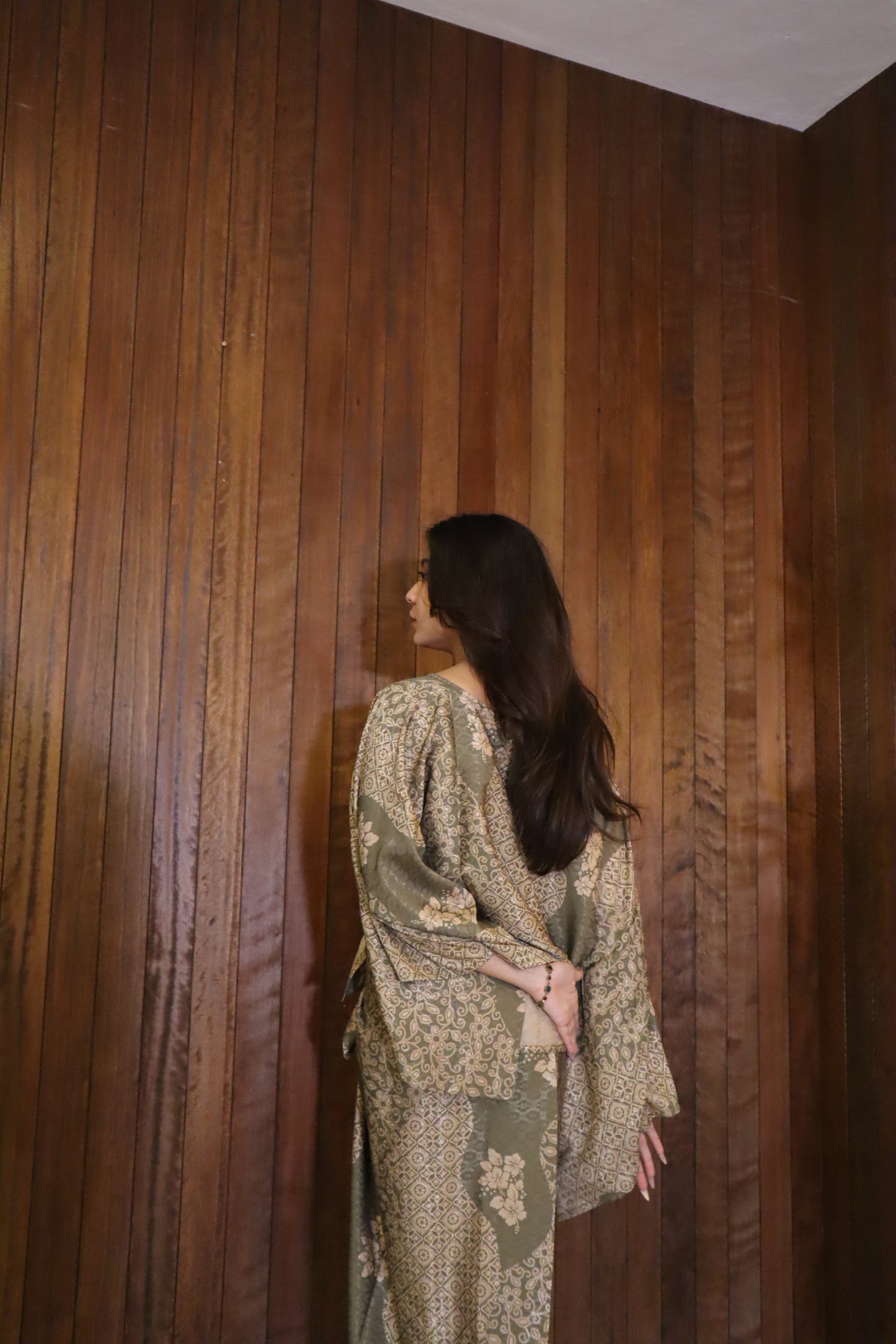 Seroja Sarong in Sage Green