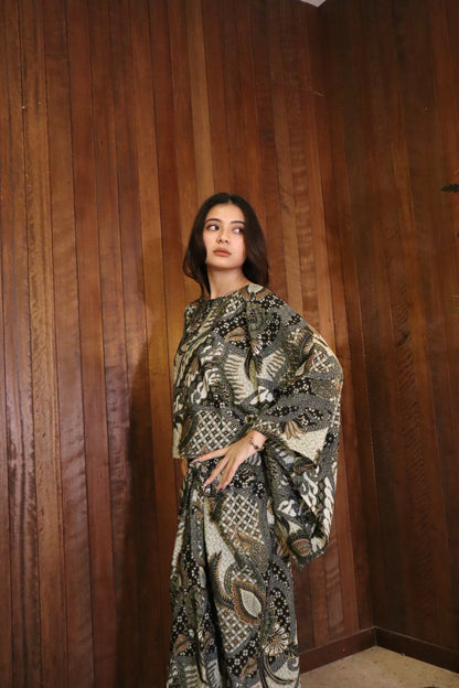 Seroja Sarong in Apple Green