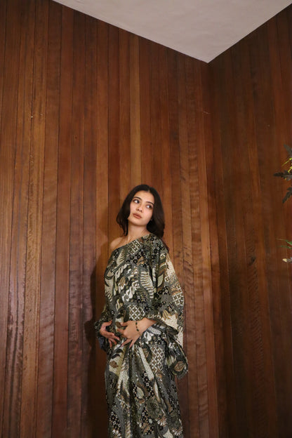 Seroja Sarong in Apple Green