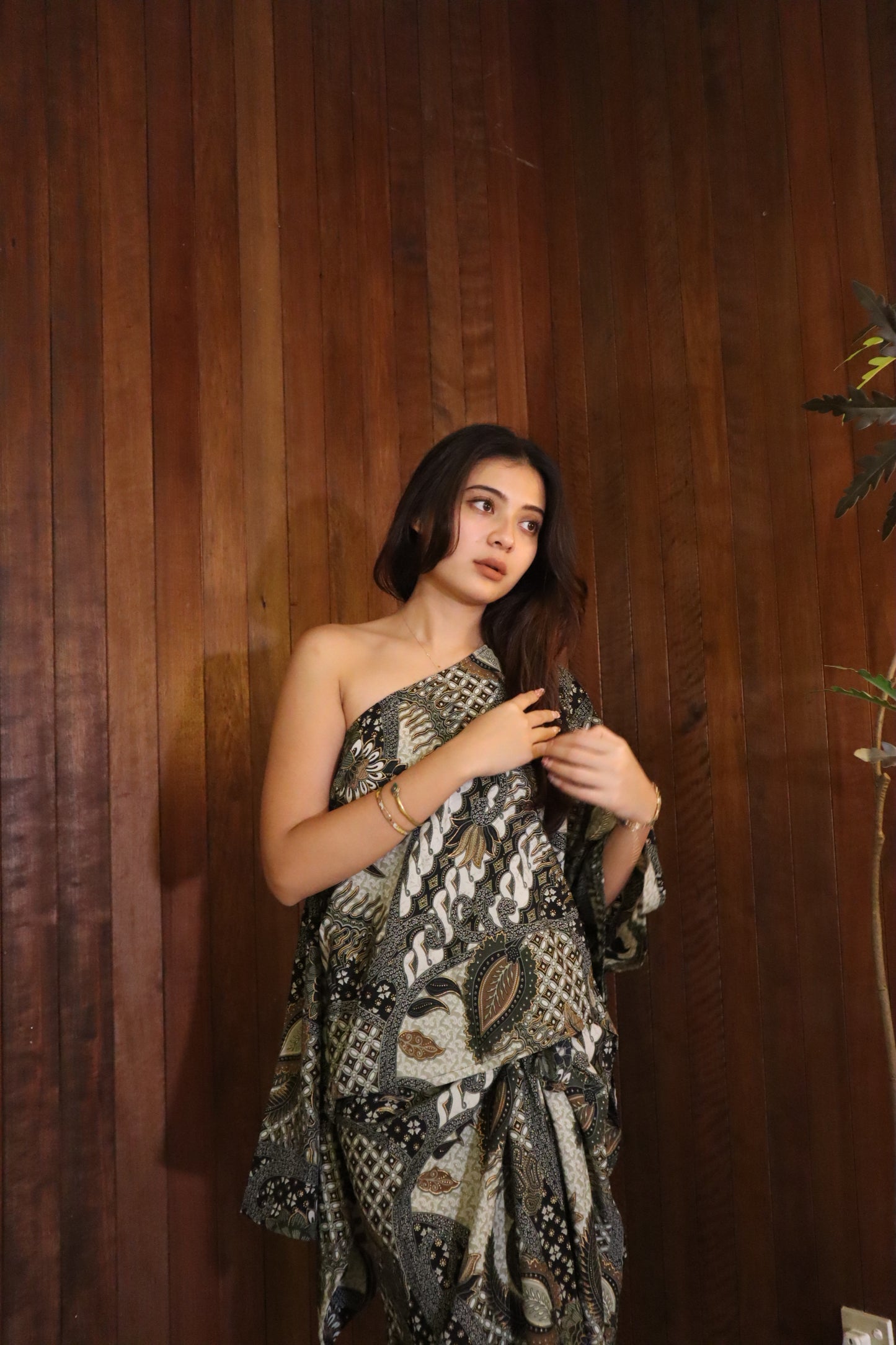 Seroja Sarong in Apple Green