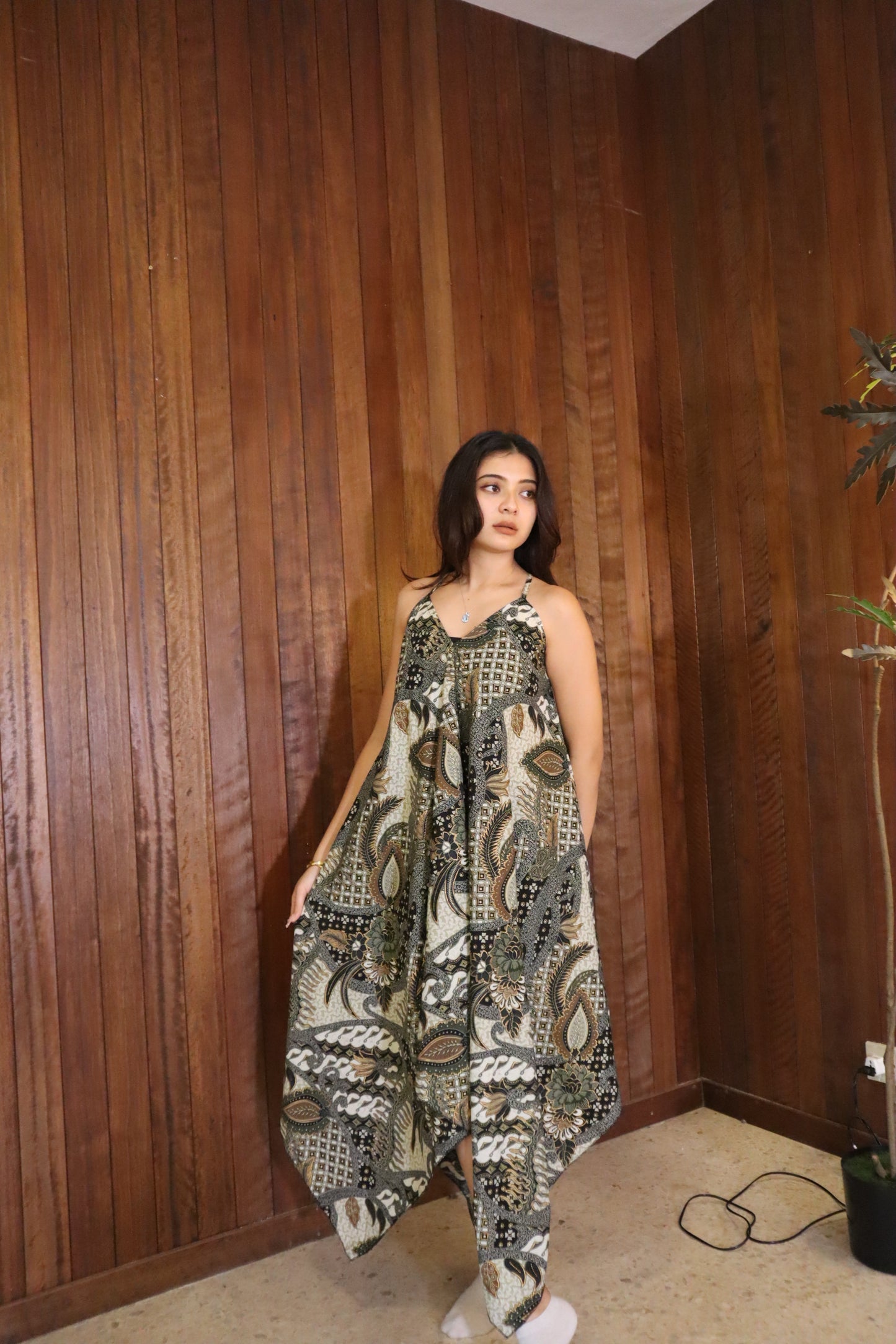 Dahlia Dress in Light Green