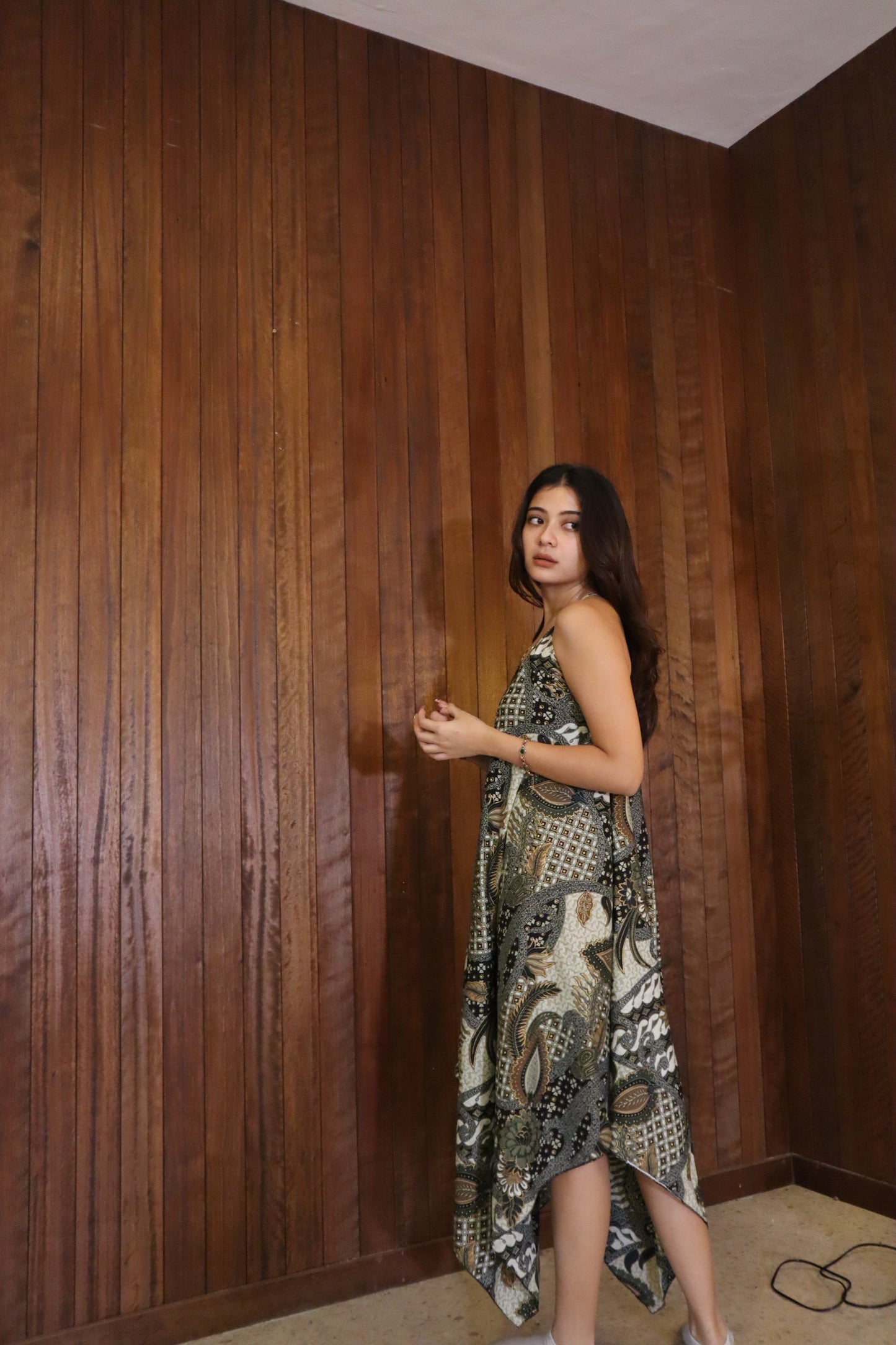 Dahlia Dress in Light Green